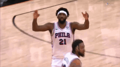 Philadelphia Basketball Player Celebrating GIF
