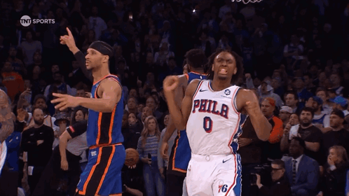 Philadelphia Basketball Player Celebrating GIF