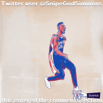 Philadelphia Basketball Player Number 25 GIF