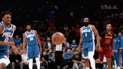 Philadelphia Basketball Player Throwing Ball GIF