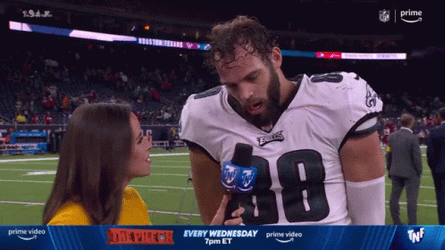 Philadelphia Eagles Dallas Goedert Interview GIF