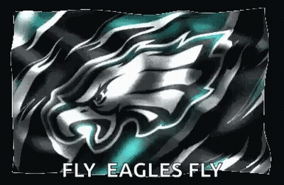 Philadelphia Eagles Flag With Fly Eagles Fly GIF