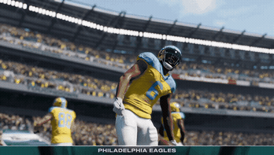 Philadelphia Eagles Football Player In Front Of Crowd GIF