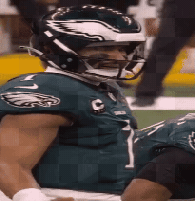 Philadelphia Eagles Football Player In Helmet GIF