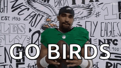 Philadelphia Eagles Jalen Hurts Go Birds GIF