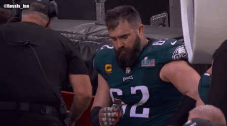 Philadelphia Eagles Jason Kelce Eating GIF