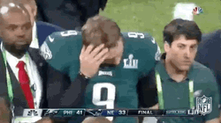 Philadelphia Eagles Nick Foles Hugging Brent Celek GIF