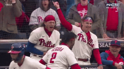Philadelphia Phillies Celebrating GIF