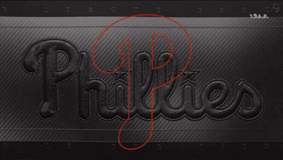 Philadelphia Phillies Logo With Red Helmet GIF