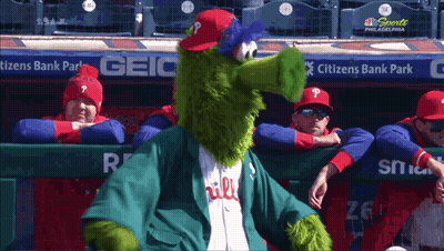 Philadelphia Phillies Mascot Dancing GIF