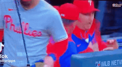 Philadelphia Phillies Player Interviewed By Reporter GIF