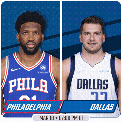 Philadelphia Vs Dallas Basketball GIF
