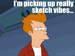 Philip Fry Thinking What To Sketch GIF