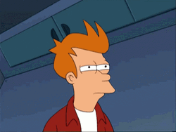 Philip J. Fry Small Eye GIF
