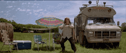 Philip Seymour Hoffman Celebrating Twister Movie GIF
