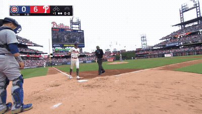 Phillies And Cubs Baseball Game GIF