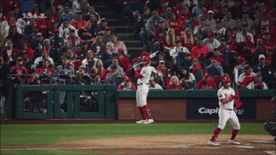 Phillies Baseball Game With Crowd GIF