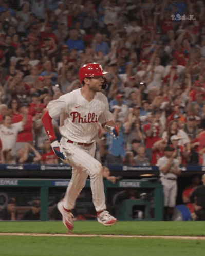 Phillies Baseball Player Running To Base GIF