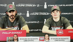 Phillip Danault Pat On The Back GIF