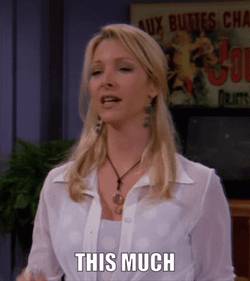 Phoebe Missed It By That Much This Much GIF