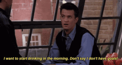 Phoebe Running Chandler Bing GIF