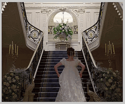 Phoebe Running Out Of Time In Bridgerton GIF