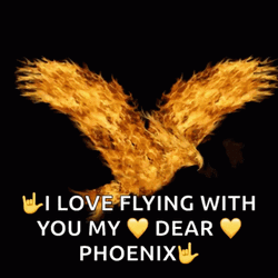 Phoenix Digital Text Art