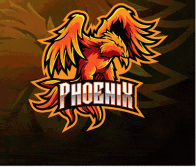Phoenix Sports Team Logo With Eagle GIF