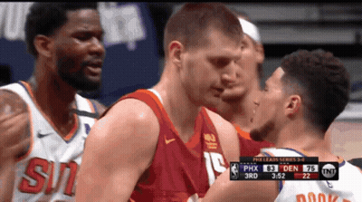 Phoenix Suns And 76Ers Basketball Game GIF