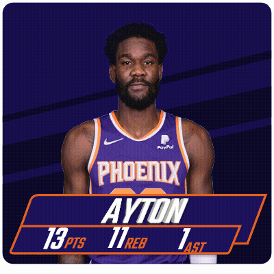 Phoenix Suns Player 13 Pts 11 Reb GIF
