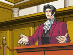 Phoenix Wright Miles Edgeworth Disapprove GIF