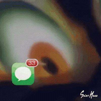 Phone Painting With Notification 33 GIF