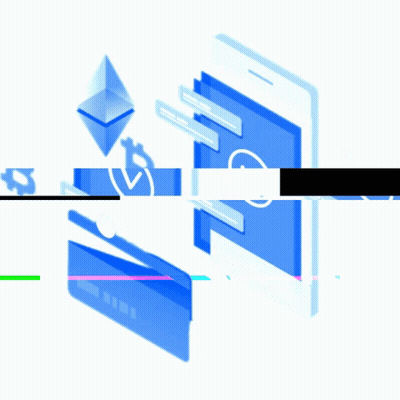 Phone With Check Mark And B Triangle GIF