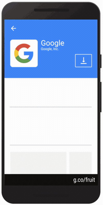 Phone With Google App On Screen GIF