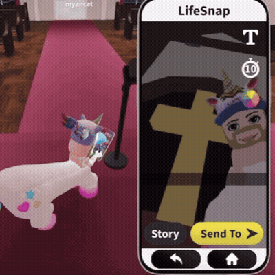 Phone With Lifesnap App Open GIF