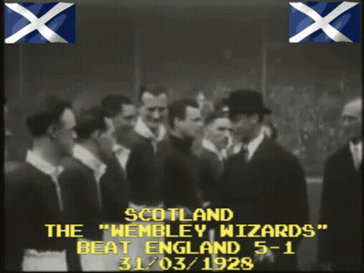 Photo Scotland The Wembley Wizards Beat England 5-1 GIF