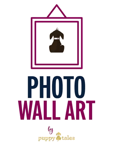Photo Wall Art Puppy Tales Dog Logo Sticker