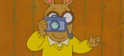 Photographer Arthur Read Camera GIF