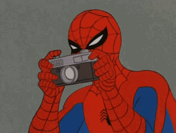 Photographer Spiderman Cartoon