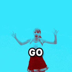 Phrasing Cheerleader Jump GIF