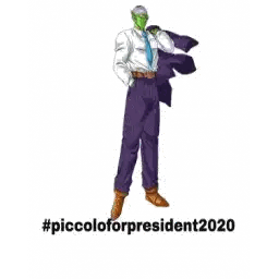 Piccolo From Dragon Ball Z In Suit Sticker