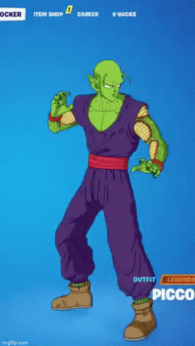 Piccolo From Dragon Ball Z Is Dancing In Fortnite GIF