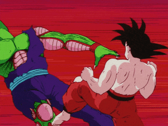 Piccolo Getting Attacked GIF