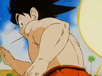 Piccolo Kissing Goku GIF