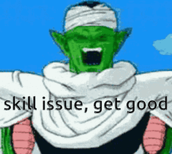 Piccolo Skill Issue Get Good GIF