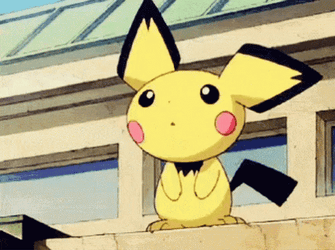 Pichu Making Funny Faces GIF