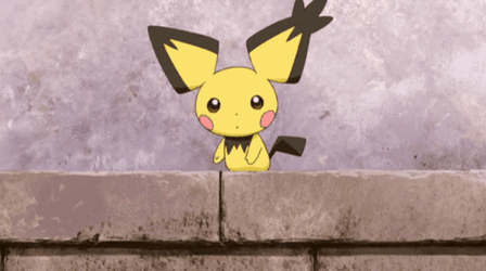 Pichu Tilting Its Head GIF