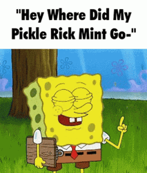Pickle Rick Spongebob Squarepants GIF