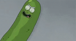Pickle Rick Talking GIF