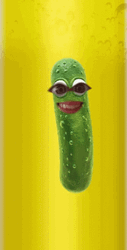 Pickle With Eyes GIF
